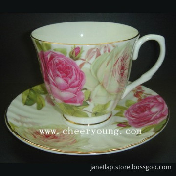 Coffee Cup and Saucer (CY-B535)